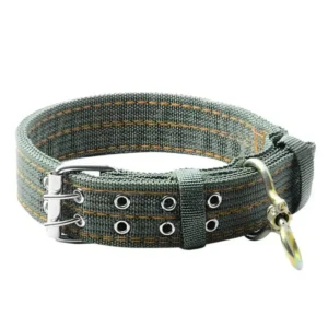 a stylish army green collar