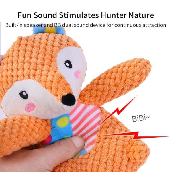 Interactive Squeaky Plush Pet Toy - Durable, Fun & Teeth Cleaning for Dogs - Image 7