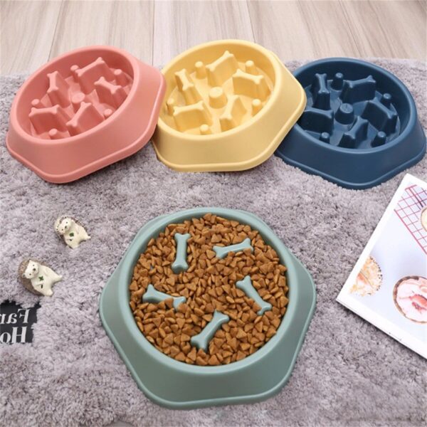 Choke-Proof Non-Slip Slow Feeder Bowl for Small Dogs and Cats - Image 4