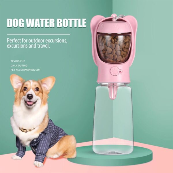 Portable Multifunction Dog Water Bottle with Integrated Bowl - Image 4