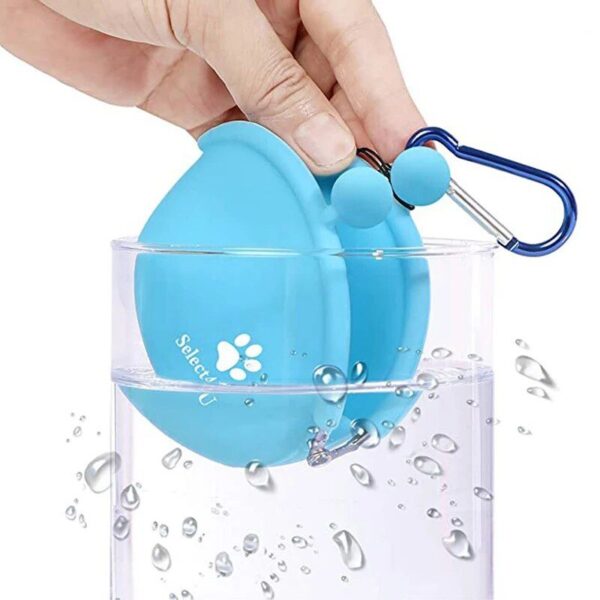 Compact Silicone Dog Treat Pouch - Portable Snack Bag for Training & Outdoor Adventures - Image 6