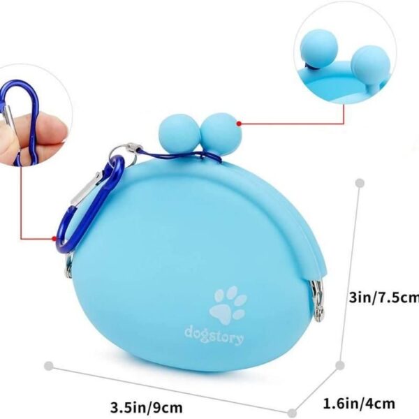 Compact Silicone Dog Treat Pouch - Portable Snack Bag for Training & Outdoor Adventures - Image 7