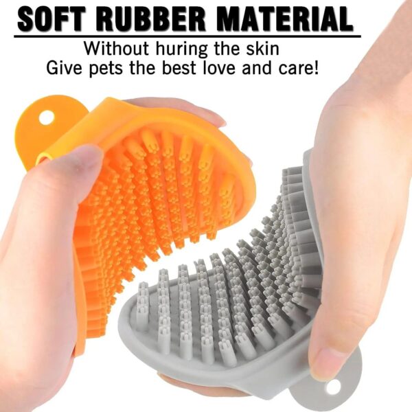 Gentle Pet Grooming and Massage Brush for Dogs and Cats - Image 5