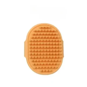 a orange massage brush