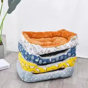 a colorful pet bed