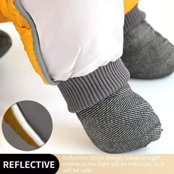 Waterproof and Warm Clothing for Small and Medium Dogs, Winter Deluxe Thicken Cotton Dog Jacket - Image 6