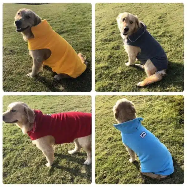 Winter Warm Reversible Fleece Jacket for Dogs - Image 6