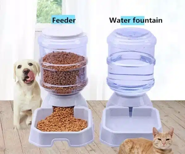 3.8L Large-Capacity Automatic Pet Feeder and Water Dispenser for Dogs and Cats - Image 4