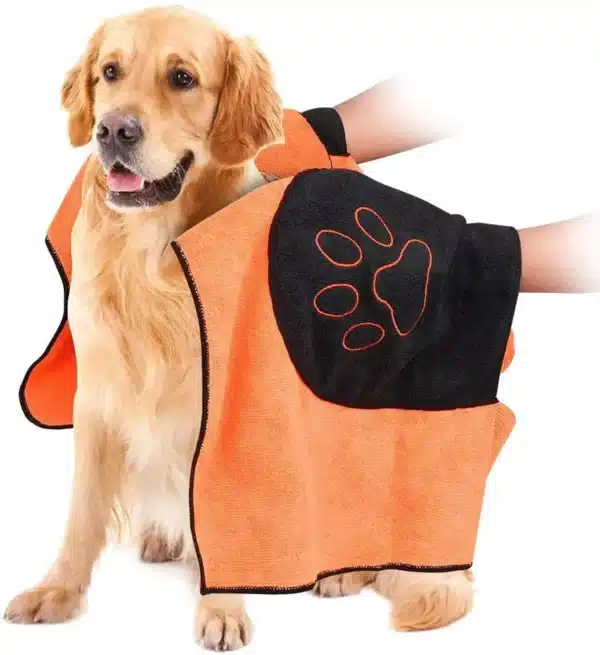 Pet Drying Towel Ultra-absorbent Dog Bath Towel Microfiber 96*50cm - Image 2
