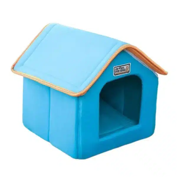 Universal Winter Dog & Cat Cozy House with Removable Cover - Image 2