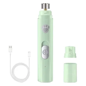 2-Speed Electric Dog Nail Grinder with LED Light and Diamond Wheel