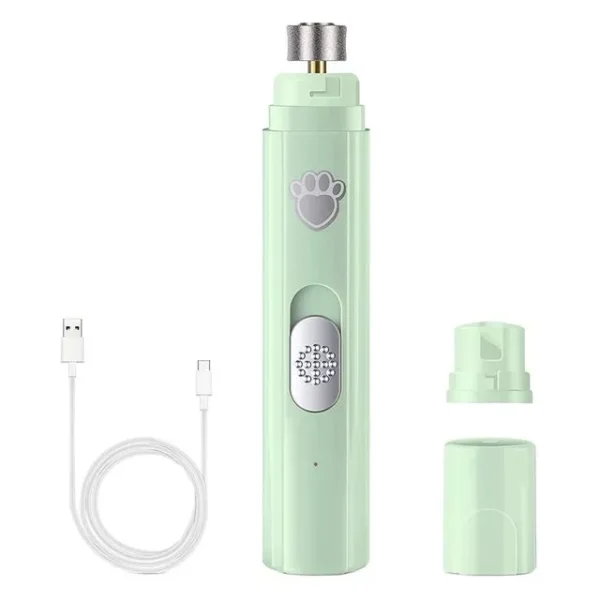 2-Speed Electric Dog Nail Grinder with LED Light and Diamond Wheel