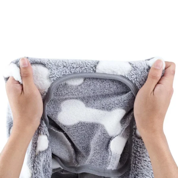 a close up of a gray pajamas