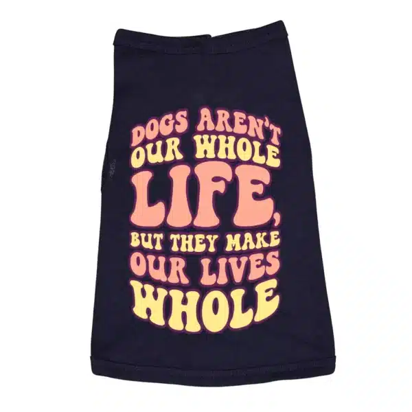 a black shirt with words on it