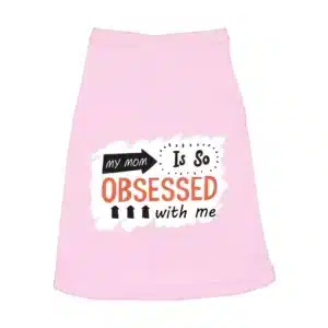a pink shirt with words on it