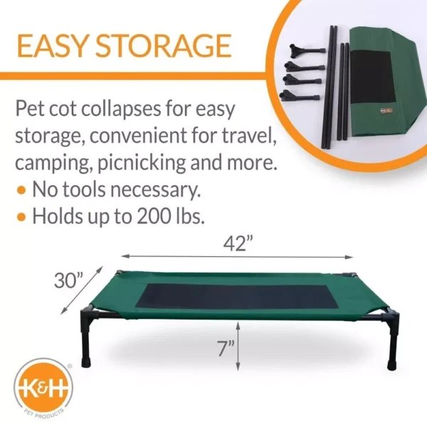 Elevated Breathable Mesh Dog Bed - Image 3